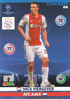 Nick Viergever AFC Ajax 2014/15 Panini Champions League #29